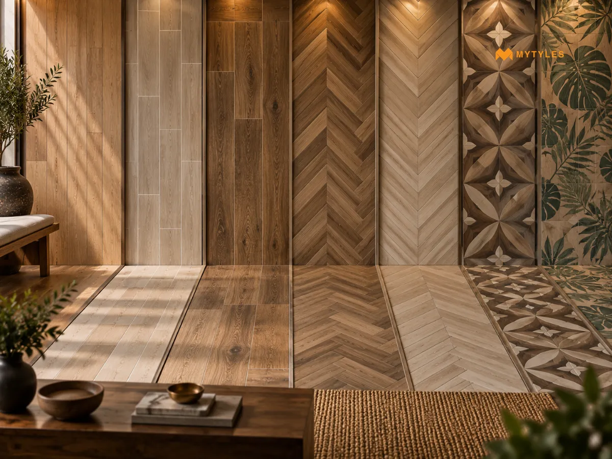 Wooden Tile Patterns and Layouts